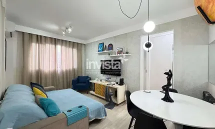 Apartamento com 1 quarto à venda no Marapé, Santos 