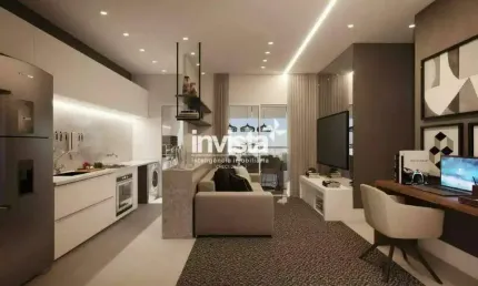 Apartamento com 2 quartos à venda no Encruzilhada, Santos 