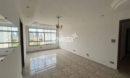Apartamento com 2 quartos para alugar no Embaré, Santos 