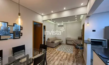 Apartamento com 2 quartos para alugar no José Menino, Santos 
