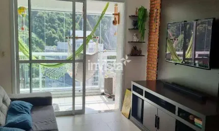 Apartamento mobiliado para locação – andar alto, varanda e ambientes amplos