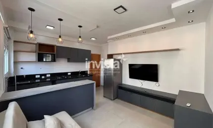 Apartamento com 1 quarto para alugar no José Menino, Santos 