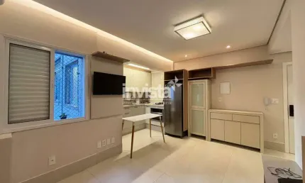 Apartamento com 1 quarto para alugar no Embaré, Santos 
