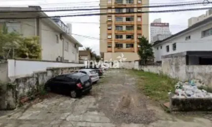 Terreno comercial para alugar no Gonzaga, Santos 
