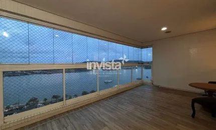 Apartamento com 3 quartos para alugar no Ponta da Praia, Santos 