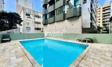 Apartamento com 3 quartos para alugar no Gonzaga, Santos 