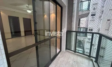 Apartamento com 2 quartos para alugar no Boqueirão, Santos 