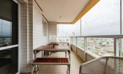 Apartamento com 3 quartos para alugar no Ponta da Praia, Santos 
