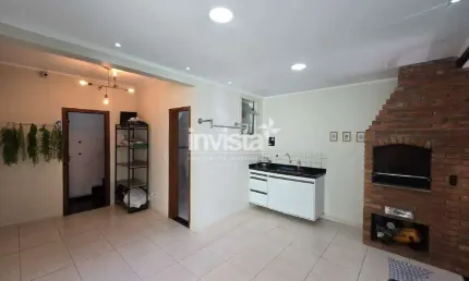 Casa com 2 quartos à venda no Macuco, Santos 