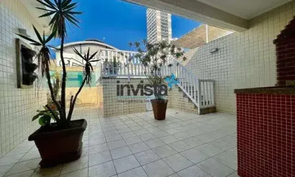 Casa com 5 quartos à venda no Embaré, Santos 