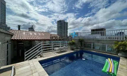 Cobertura com 4 quartos à venda no Ponta da Praia, Santos 