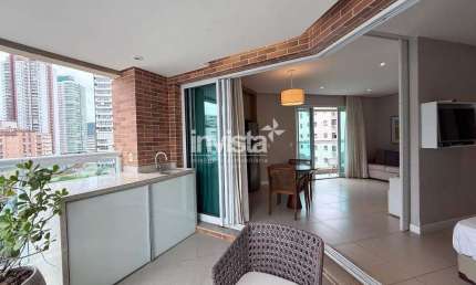 Apartamento com 1 quarto à venda no Pompéia, Santos 