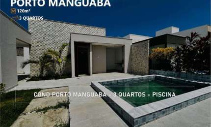 A sua casa no Condomínio Porto Manguaba - com 3 quartos