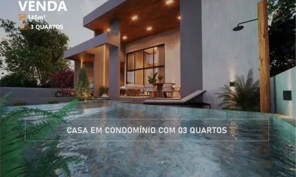 Lançamento no porto manguaba - casa com 145m² e 3 quartos + piscina