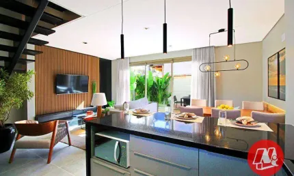 Casa em condomínio, 3 quartos, suíte, terraço, 2 vagas e infraestrutura.