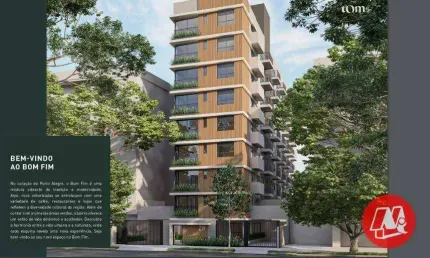 Apartamento com 1 quarto à venda no Bom Fim, Porto Alegre 