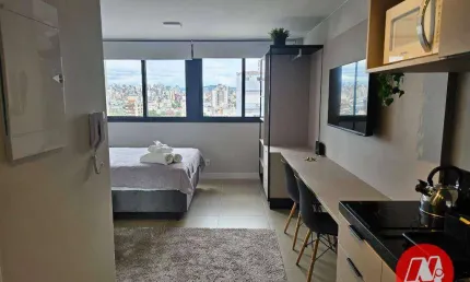 Studio Mobiliado para alugar com 25,53m², 1 Vaga no GO Rio Branco