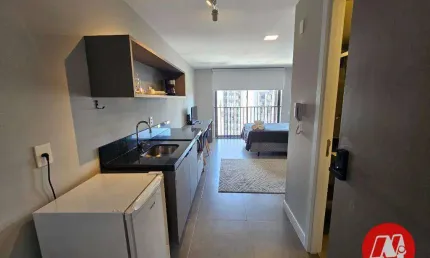 Studio com 1 dormitório para alugar, 24 m² - Auxiliadora - Porto Alegre/RS