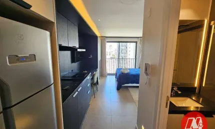 Studio com 1 dormitório para alugar, 24 m² - Auxiliadora - Porto Alegre/RS