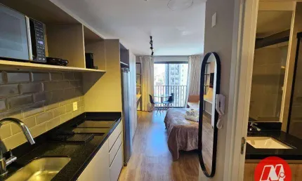 Studio com 1 dormitório para alugar, 24 m² - Auxiliadora - Porto Alegre/RS