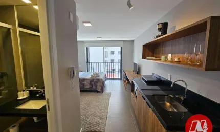 Studio com 1 dormitório para alugar, 24 m² - Auxiliadora - Porto Alegre/RS