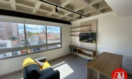 Studio para alugar, 25 m² por r$ 3.300/mês - rio branco - porto alegre/rs