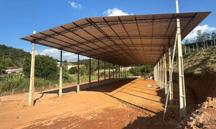 Galpão para locação em santana de parnaíba, residencial santa helena - gleba ii, 4 banheiros