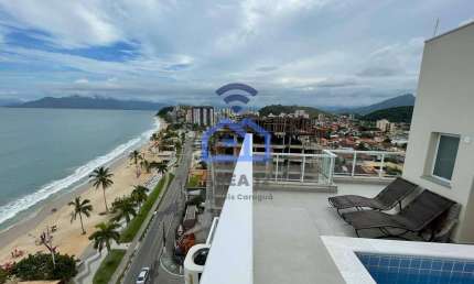 Cobertura duplex frente-mar à Venda no bairro Martim de Sá - com piscina e varanda gourmet em Carag
