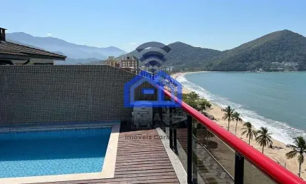 Ótima cobertura frente-mar na Martim de Sá - 4 dormitórios, sendo 2 suítes, 3 banheiros, sala e 5 v
