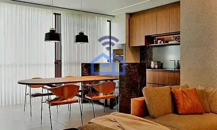 Apartamento à venda no bairro Jardim Aruan com 1 suíte, sala, cozinha, banheiro e 1 vaga de garagem