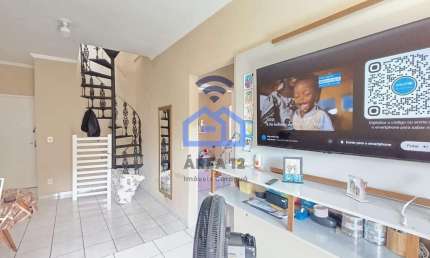 Cobertura à venda no Centro de Caraguatatuba, SP com 143m³ de área útil, 03 dormitórios sendo 01 su