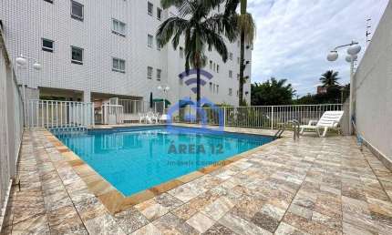 Apartamento à venda, com 2 dormitórios, varanda, 2 vagas de garagem, praia Martim de Sá, Caraguatat