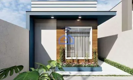 Casa nova com acabamento moderno à venda no bairro do Golfinho em Caraguatatuba, SP - Oportunidade