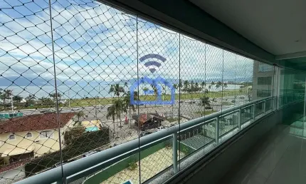 Apartamento vista mar de 3 suítes para locação no bairro do Sumaré em Caraguatatuba, SP