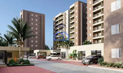 Apartamento de 2 dormitórios à venda no bairro do Indaiá em Caraguatatuba, SP - Condomínio completo