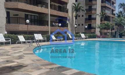 Magnífico apartamento com lazer completo à venda, a apenas 200m da praia de Tabatinga em Caraguatat