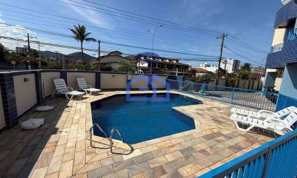 Apartamento para locação no bairro da Prainha em Caraguatatuba, SP - com 2 dormitórios, sendo 1 suí