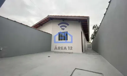 Casa nove à venda, com 2 dormitórios sendo uma suíte no bairro do golfinho em caraguatatuba, sp, fi