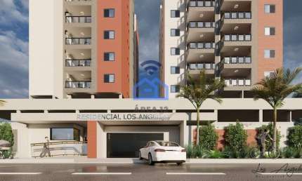 Apartamento em construção com vista mar, à venda no bairro do Porto Novo em Caraguatatuba, SP - Rea