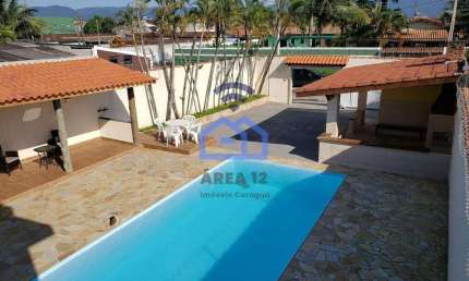 Casa com 3 quartos para alugar no Jaraguá, Caraguatatuba 