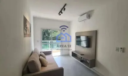 Apartamento mobiliado para locação, cidade jardim, caraguatatuba, sp