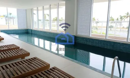 Cobertura à venda em condomínio frente mar no indaiá em caraguatatuba, sp com 4 dormitórios sendo 2