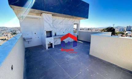 Cobertura com 3 q=== à venda, 108 m² por R$ 619.000 - Santa Mônica - Belo Horizonte/MG