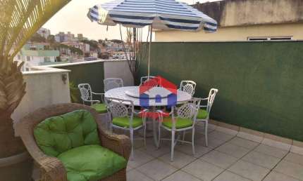 Cobertura com 3 quartos à venda, 223 m² por R$ 750.000 - Santa Amélia - Belo Horizonte/MG