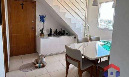 Cobertura com 3 quartos à venda, 140 m² por R$ 690.000 - Planalto - Belo Horizonte/MG