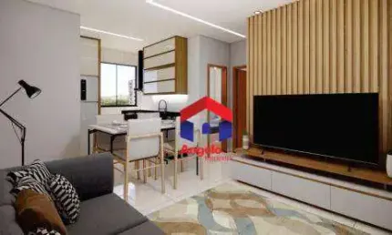 Apartamento com 2 quartos à venda, 43 m² por R$ 270.000 - Rio Branco - Belo Horizonte/MG