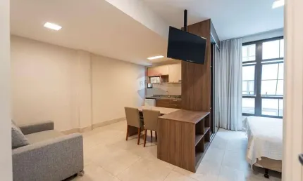 Excelente studio à venda já mobiliado no centro de são paulo