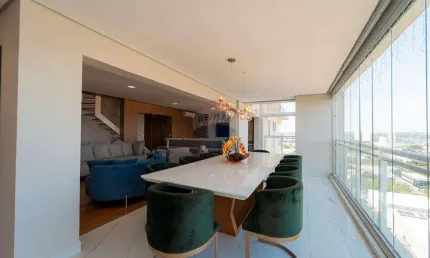 Cobertura espetacular, 504m² mobilada no Condomínio Cena Golf Residence