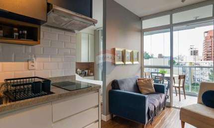 Lindo Apartamento de 35m² - Todo Equipado em Ótima Localização -  Real Parque – Morumbi