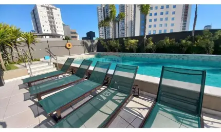 Apartamento 1 dorm, com Design Planejado e Moderno. Condominio Clube